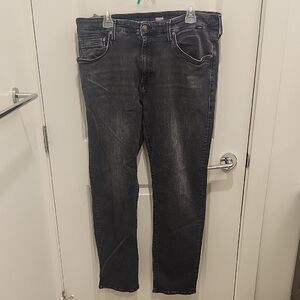 Mavi Men's Black Slim Jeans Cotton Size 36/32